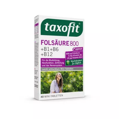 TAXOFIT Folna kislina 800 depotnih tablet, 40 kosov