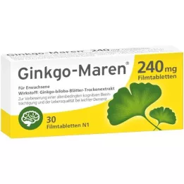 GINKGO-MAREN 240 mg filmsko obložene tablete, 30 kosov