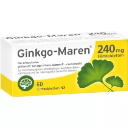 GINKGO-MAREN 240 mg filmsko obložene tablete, 60 kosov