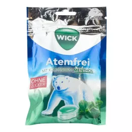 WICK Bonboni z evkaliptusom brez sladkorja, 72 g