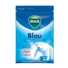 WICK BLAU Mentolni bonboni brez sladkorja, 72 g