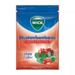 WICK Divja češnja &amp; Evkaliptusovi bonboni brez sladkorja Btl, 72 g