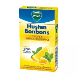 WICK Limona &amp; naravni mentolni bonbon brez sladkorja Clickbox, 46 g