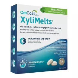 ORACOAT XyliMelts lepilne tablete blage mete, 40 kosov