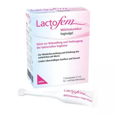 Lactofem lactic acid Treatment vaginalni gel, 7x5 ml Lactofem lactic acid Treatment vaginalni gel, 7x5 ml