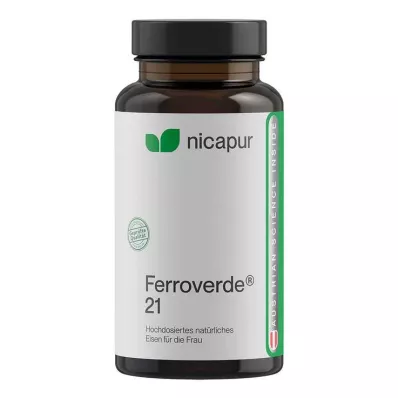 Nicapur Ferroverde 21 kapsul, 60 kos Nicapur Ferroverde 21 kapsul, 60 kos
