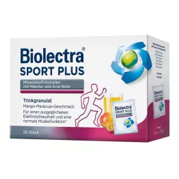 BIOLECTRA Sport Plus granule za pitje, 20X7,5 g