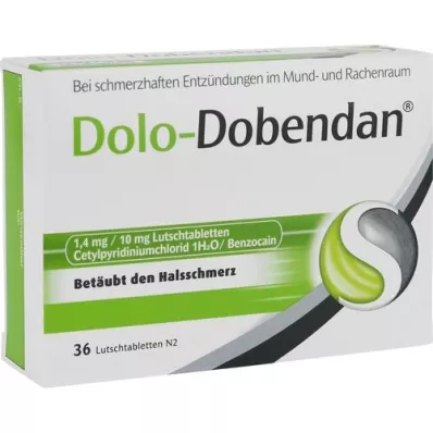 DOLO-DOBENDAN 1,4 mg/10 mg pastilke, 36 kosov