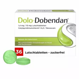 DOLO-DOBENDAN 1,4 mg/10 mg pastilke, 36 kosov