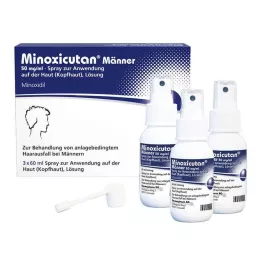 Minoxicutan® Men 50 mg/ml pršilo, 3X60 ml