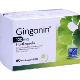 GINGONIN 120 mg trde kapsule, 60 kosov