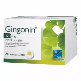 GINGONIN 120 mg trde kapsule, 60 kosov