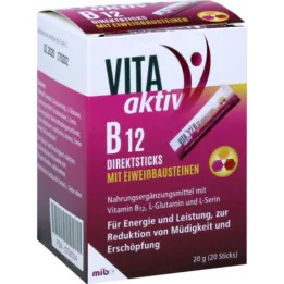 VITA AKTIV B12 direktne palice z beljakovinskimi gradniki, 20 kosov