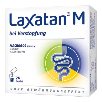 Laxatan M zrnca za pripravo peroralne suspenzije, 24 kos