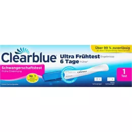 CLEARBLUE Test za zgodnje odkrivanje nosečnosti, 1 kos