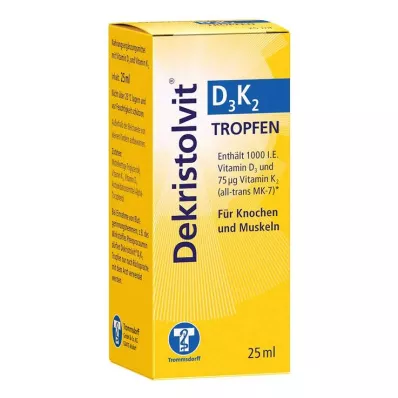 DEKRISTOLVIT D3K2 kapljice, 25 ml