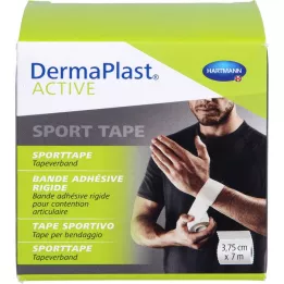 DERMAPLAST Aktivni športni trak 3,75 cmx7 m bel, 1 kos