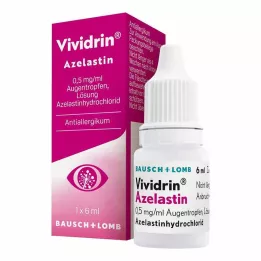 VIVIDRIN Azelastin 0,5 mg/ml kapljice za oči, 6 ml
