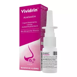 VIVIDRIN Azelastin 1 mg/ml, raztopina za pršilo za nos, 10 ml