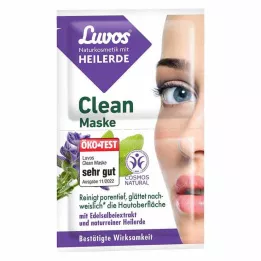 LUVOS Čista maska iz zdravilne gline, naravna kozmetika, 2X7,5 ml