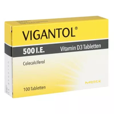 VIGANTOL 500 I.U. Vitamin D3 tablete, 100 kapsul