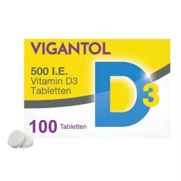VIGANTOL 500 I.U. Vitamin D3 tablete, 100 kapsul
