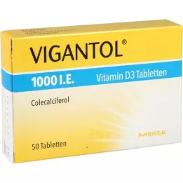 VIGANTOL 1.000 I.U. tablet vitamina D3, 50 kosov