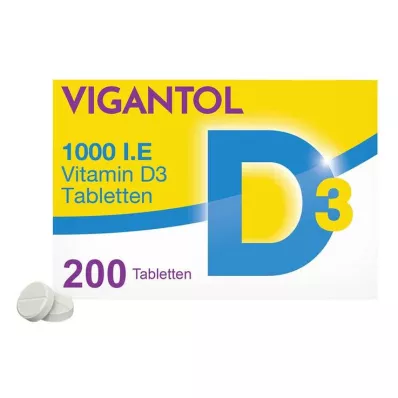 VIGANTOL 1.000 I.U. Vitamin D3 tablete, 200 kapsul