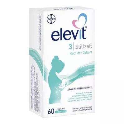 ELEVIT 3 mehke kapsule za dojenje, 60 kosov ELEVIT 3 mehke kapsule za dojenje, 60 kosov