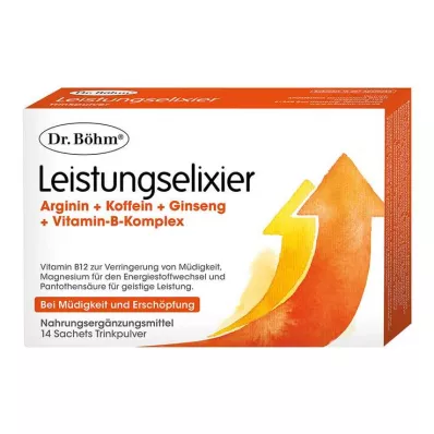 Dr.Böhm performance elixir šumeča zrnca, 14 kosov