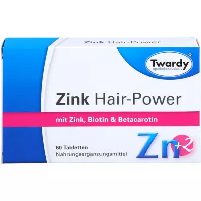 ZINK HAIR-Tablete za moč, 60 kapsul