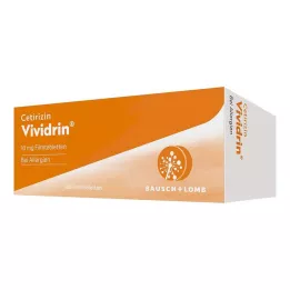 CETIRIZIN Vividrin 10 mg filmsko obložene tablete, 100 kosov