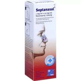 SEPTANASAL 1 mg/ml + 50 mg/ml pršilo za nos, 10 ml