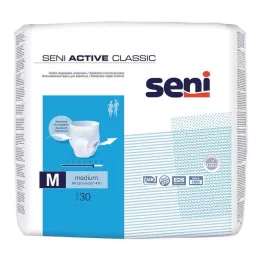 SENI Active Classic inkontinenčne hlačke za enkratno uporabo M, 30 kosov