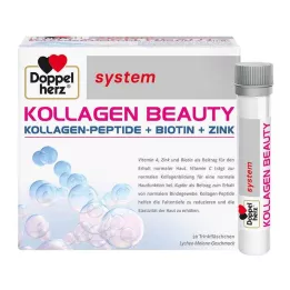 DOPPELHERZ Steklenice za pitje Kolagen Beauty sistema, 30 kosov