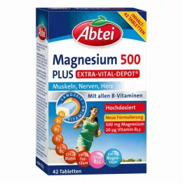ABTEI Magnezij 500 Plus Extra-Vital-Depot Tabl., 42 kosov