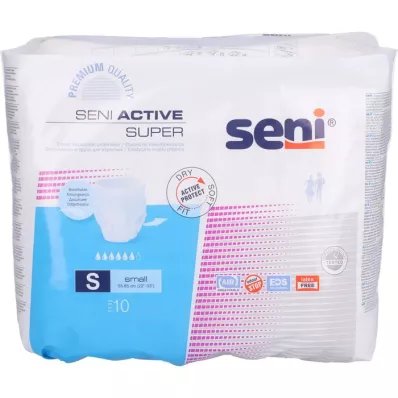 SENI Active Super inkontinenčne hlačke za enkratno uporabo S, 10 kosov