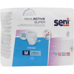 SENI Active Super inkontinenčne hlačke za enkratno uporabo M, 10 kosov