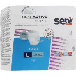 SENI Active Super inkontinenčne hlačke za enkratno uporabo L, 10 kosov