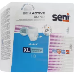 SENI Active Super inkontinenčne hlačke za enkratno uporabo XL, 10 kosov