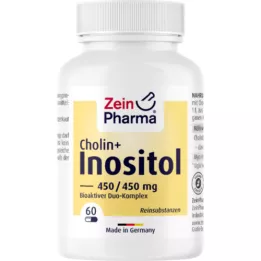 CHOLIN-INOSITOL 450/450 mg na veg. kapsule, 60 kosov
