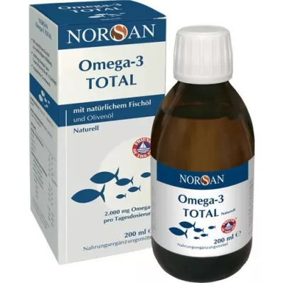 NORSAN Omega-3 Total Naturell tekočina, 200 ml