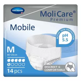 MOLICARE Kapljice Premium Mobile 6 velikosti M, 14 kosov