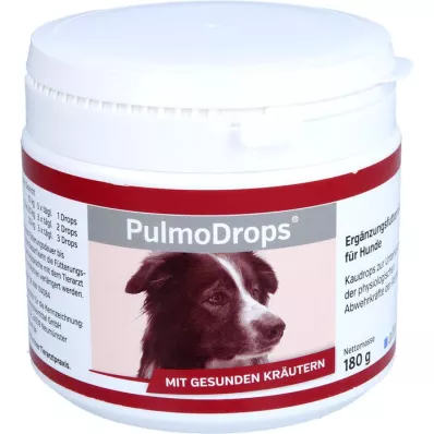 PULMODROPS Dopolnilne žvečilne kapljice za pse, 180 g