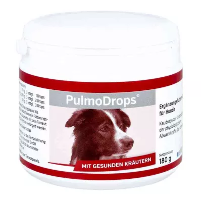 PULMODROPS Dopolnilne žvečilne kapljice za pse, 180 g