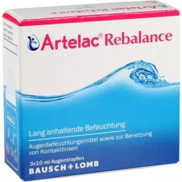 ARTELAC Kapljice za oči Rebalance, 3X10 ml