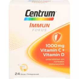 CENTRUM Focus Immune 1000 mg Vitamin C+D paličice, 24 kosov