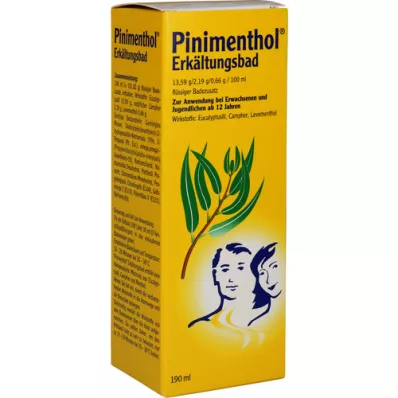 PINIMENTHOL Hladna kopel od 12 let, 190 ml