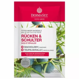 DERMASEL Kopalne soli iz Mrtvega morja nazaj &amp; Ramena, 80 g