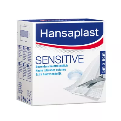 HANSAPLAST Občutljivi obliži 6 cmx5 m, zvitek, 1 kos